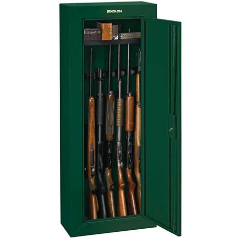 stack-on 8 gun steel security cabinet hunter gree|stack on firearm storage cabinet.